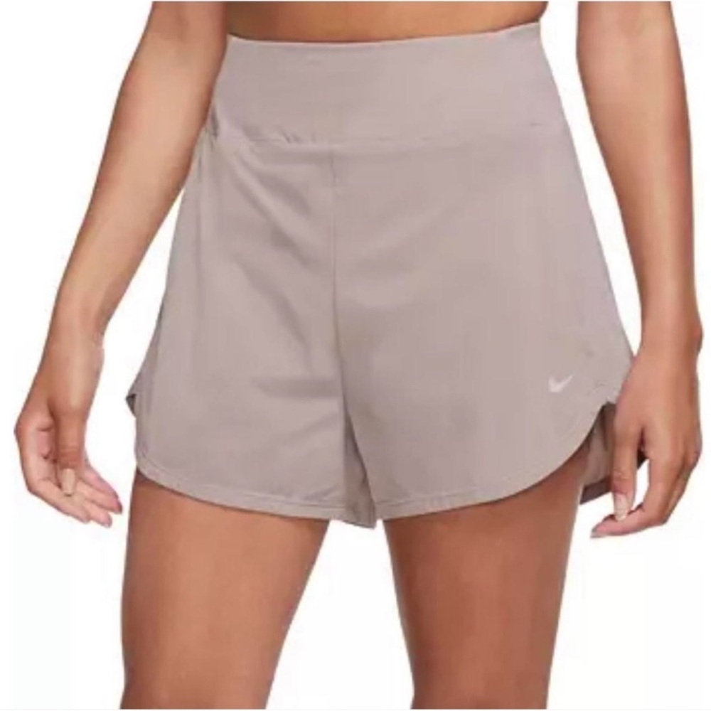 Nike Women's Dri-FIT Bliss High-Waisted 3" Brief-Lined Shorts